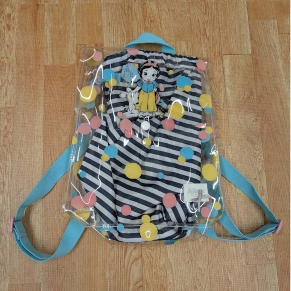 Disney Animators Collection Snow White Princess Clear Backpack Swim Bag